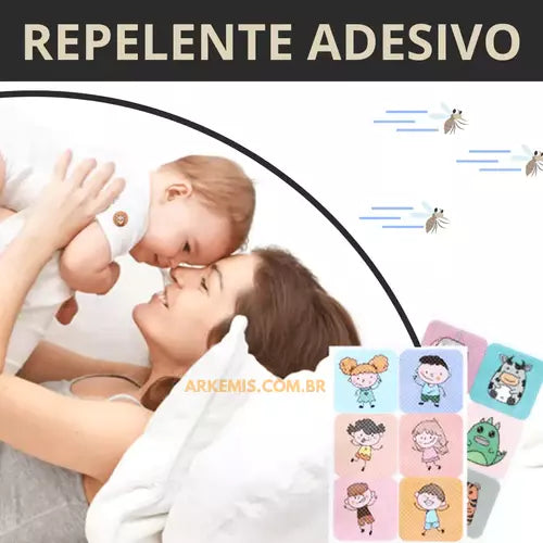 Adesivo Repelente Original - COMPRE 100 e LEVE 216 adesivos