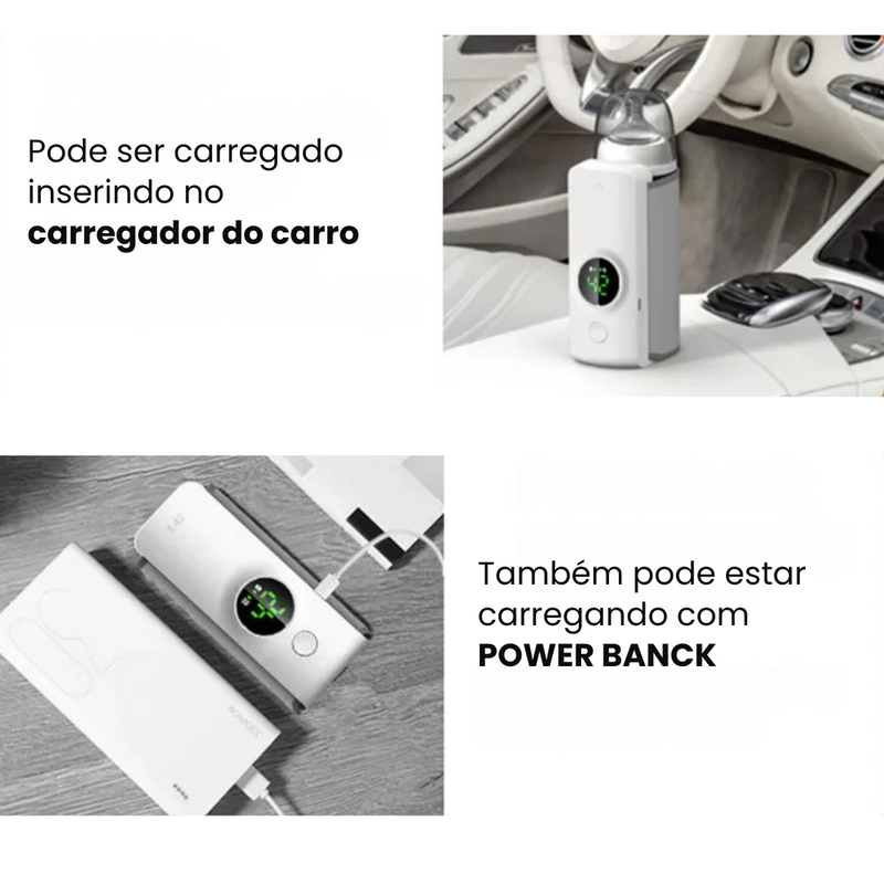 Aquecedor Portátil para Leite, Praticidade e Conforto Onde Você Estiver - WarmGo